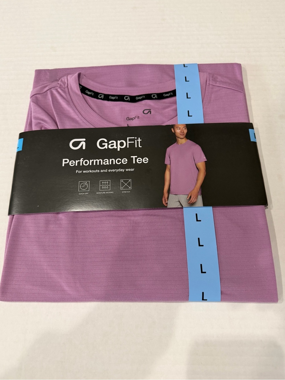 GAP GapFit Performance Tee - Light Purple